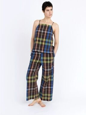 Ilana Kohn NWOT Cotton Plaid Tank Large